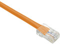 Unirise Usa, Llc Cat5e Ethernet Patch Cable, Utp, Orange, 2ft