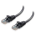 Unirise Usa, Llc Cat5e Ethernet Patch Cable, Utp, Black, 6inchv
