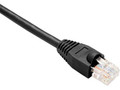 Unirise Usa, Llc Cat6 Shielded Gigabit Ethernet Patch Cable, Utp, Black, Snagless, 25ft