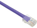 Unirise Usa, Llc Cat6 Gigabit Ethernet Patch Cable, Utp, Purple, 25ft