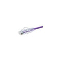 Unirise Usa, Llc Unirise Clearfit Cat6 Patch Cable, Purple, Snagless, 30ft