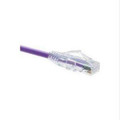 Unirise Usa, Llc Unirise Clearfit Cat6 Patch Cable, Purple, Snagless, 5ft