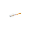 Unirise Usa, Llc Unirise Clearfit Cat6 Patch Cable, Orange, Snagless, 30ft