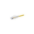 Unirise Usa, Llc Unirise Clearfit Cat6 Patch Cable, Yellow, Snagless, 30ft