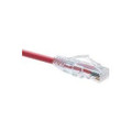 Unirise Usa, Llc Unirise Clearfit Cat6 Patch Cable, Red, Snagless, 15ft