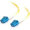 Unirise Usa, Llc Fiber Optic Patch Cable, Lc-lc, 9 125 Singlemode Duplex, Yellow, 12m