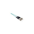 Unirise Usa, Llc 15 Meter Om3 10 Gig Fiber Optic Cable, Aqua, Pvc Jacket 50/125 Micron Multimode