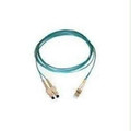 Unirise Usa, Llc 3 Meter Om3 10 Gig Fiber Optic Cable, Aqua, Pvc Jacket 50/125 Micron Multimode D