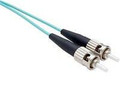 Unirise Usa, Llc 15 Meter Om3 10 Gig Fiber Optic Cable, Aqua, Pvc Jacket 50/125 Micron Multimode - FJ5GLCST-15M