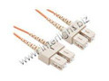Unirise Usa, Llc Fiber Optic Patch Cable, Sc-sc, 62.5 125 Multimode Duplex, Orange, 7m