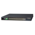 Planet Layer 3 20-Port 100/1000X SFP + 4-Port Gigabit TP/SFP + 4-Port 10G SFP+ Stackable Managed Switch, Part# PN-SGS-6340-20S4C4X