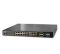 Planet Wireless AP Controller with 24-Port 802.3at PoE + 4-Port 10G SFP+, Part# PN-WAPC-2864HP