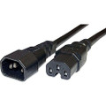 Apc Cables C14 To C15 15a/250v 14/3 Sjt, 4ft