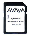 AVAYA IPO IP500 V2 SYSTEM SD CARD MU-LAW, Part# LUC-700479710