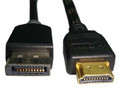 Unirise Usa, Llc 10ft Hdmi-displayport Cable Male-male Black