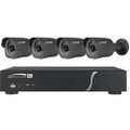 Speco 4 Channel Plug-and-Play NVR 1080p, 120FPS, 1TB w/ 4 Outdoor IR Bullet Camera 3.7mm lens, Stock# ZIPL4B1