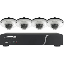Speco 4 CH Plug-and-Play NVR 1080p, 120FPS, 1TB w/ 4 Outdoor IR Dome 3.7mm lens, Part# ZIPL4D1
