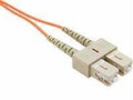 Unirise Usa, Llc Fiber Optic Patch Cable, Lc-lc, 50 125 Multimode Duplex, Orange, 15m