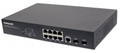 Intellinet IPS-08GM02-140W, 8-Port Gigabit Ethernet PoE+ Web-Managed Switch with 2 SFP Ports Desk/Rackmountable, Part# 561167