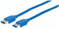Manhattan SuperSpeed USB 3.0 Cable, Type-A Male to Type-A Male, 6', Part# 354295