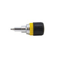 Klein Tools 6-in-1 Stubby Screwdriver Square Recess, Part# 32594
