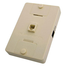 Suttle - 630LCCU-2F-50 2 Line Wall DSL, Ivory, Part# 135-0041