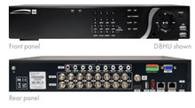 SPECO 8 Channel 4K IP/TVI Hybrid Recorder TAA- 40TB, Part# D8HU40TB