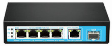 4 Ports GB POE, 1 Uplink port, 1 SFP Uplink Port, Non-Managed Switch 