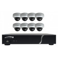 Speco 8CH HD-TVI DVR, 1080p, 120fps, 2TB w/ 4 Outdoor IR Bullet  & 4 Outdoor IR Dome, 2.8mm lens - White, Part# ZIPT8BD2