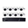 Speco ZIPX8T1 8 Channel HD-TVI DVR, 1080p, 2TB with 8 Outdoor IR Turret Cameras, 3.6mm Lens - White, Part# ZIPX8T1