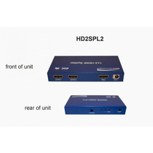 SPECO HDMI 1 to 2 Splitter- Res up to 4K, Part# HD2SPL2