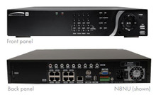 SPECO 8 Channel Network Server with POE, H.265, 4K- 40TB, Part# N8NU40TB