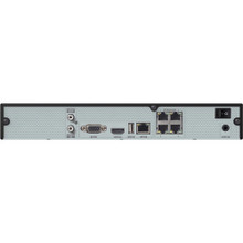 SPECO 4 Channel 4K H.265 NVR with PoE and 1 SATA- 1TB, Part# N4NRL1TB back