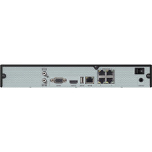 SPECO 4 Channel 4K H.265 NVR with PoE and 1 SATA- 4TB, Part# N4NRL4TB back