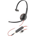 Plantronics Blackwire 3215 USB Type-A Corded Monaural UC Headset, Part# 209746-101