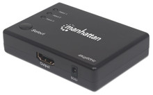 Manhattan 4K Compact 3-Port HDMI Switch, Part# 207676