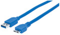 Manhattan SuperSpeed USB Micro-B Device Cable, Part# 354318