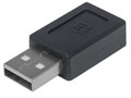 Manhattan USB 2.0 Type-C to Type-A Adapter, Part# 354653