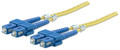 Intellinet Fiber Optic Patch Cable, Duplex, Single-Mode, Part# 470612