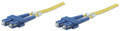 Intellinet Fiber Optic Patch Cable, Duplex, Single-Mode, SC/SC, 9/125 µm, OS2, 10.0 m (33.0 ft.), Yellow, Part# 470643