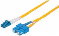 intellinet Fiber Optic Patch Cable, Duplex, Single-Mode, Part# 473965