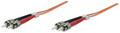 Intellinet Fiber Optic Patch Cable, Duplex, Multimode, Part# 510325