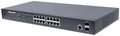 Intellinet IPS-16GM02-374W, 16-Port Gigabit Ethernet PoE+ Web-Managed Switch with 2 SFP Ports, Part# 561198