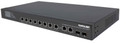Intellinet IPS-10G02-380W-L, 8-Port Gigabit Ethernet Ultra PoE Switch with 4 Uplink Ports and LCD Screen, Part# 561327