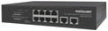 Intellinet IPS-08G02-120W, 8-Port Gigabit Ethernet PoE+ Switch with 2 RJ45 Gigabit Uplink Ports, Part# 561402