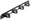 INTELLINET 19" Cable Management Panel 1U with 4 short plastic rings, Black, Part# 711050