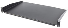 Intellinet 19" 1U Cantilever Shelf, 300 mm (11.8 in.) Shelf Depth, Non-Vented, Black, Part# 715072