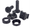 INTELLINET 10-32 Cage Nut Set, Screws & Washers, Jar of 50, Part# 715171