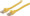 Intellinet Network Cable, Cat6, UTP, RJ45 Male / RJ45 Male, 0.6 m (2 ft.), Yellow, IEC-C6-YLW-2, Part# 739962