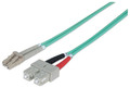 INTELLINET Fiber Optic Patch Cable, Duplex, Multimode, Part# 750158